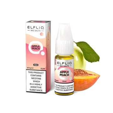 Lichid ELF BAR ElfLiq Salt 10ml 20mg - Apple Peach
