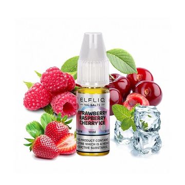 Lichid ELF BAR ElfLiq Salt 10ml 20mg - Strawberry Raspberry Cherry Ice