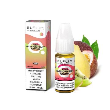 Lichid ELF BAR ElfLiq Salt 10ml 20mg - Kiwi Passion Fruit Guava