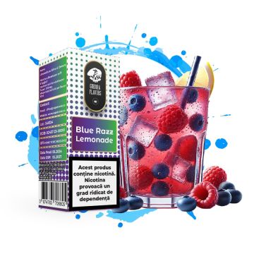 Lichid GuerraLiq SALT 10 ml - BLUE RAZZ LEMONADE 20 MG