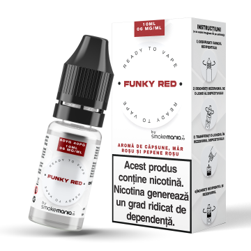 Lichid SmokeMania 10ml - Funky Red 06mg