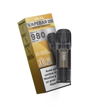 Cartus Vapebar PRO 980 pufuri 20mg - Coffee Tobacco
