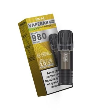 Cartus Vapebar PRO 980 pufuri 20mg - Coconut Melon
