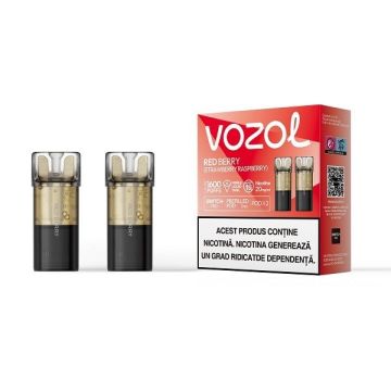 Set 2 cartuse Vozol Switch Pro 800 20mg - Red Berry
