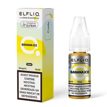Lichid ELF BAR ElfLiq Salt 10ml 20mg - Banana Ice