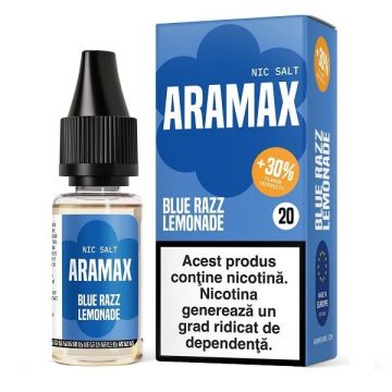Lichid Aramax Salt 10ml - Blue Razz Lemonade-20mg