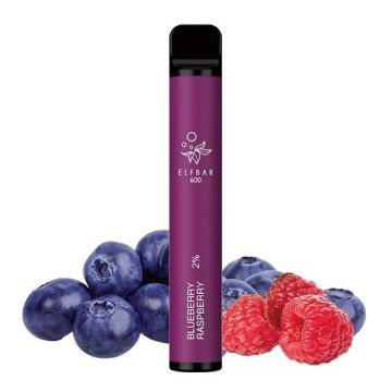 Kit Elf Bar Vape Pen 600 pufuri - Blueberry Raspberry