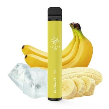 Kit Elf Bar Vape Pen 600 pufuri - Banana Ice