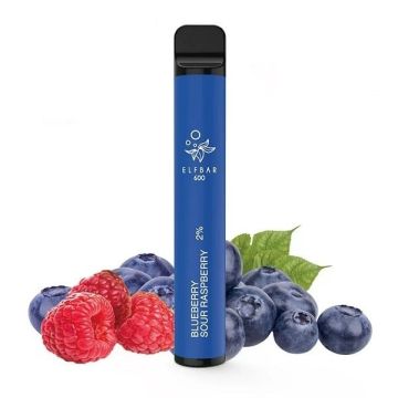 Kit Elf Bar Vape Pen 600 pufuri - Blueberry Sour Raspberry