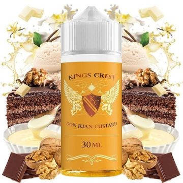 Lichid Longfill Kings Crest 30ml - Don Juan Custard