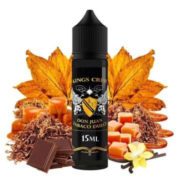 Lichid Longfill Kings Crest 15ml - Don Juan Tabaco Dulce