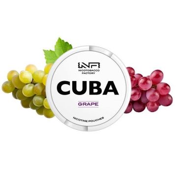 Pouch nicotina Cuba White - Grape
