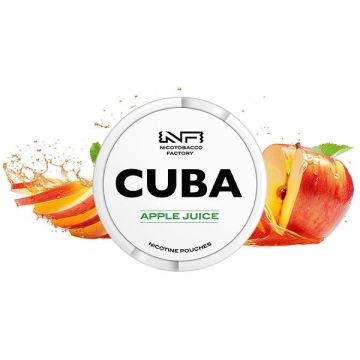 Pouch nicotina Cuba White - Apple Juice