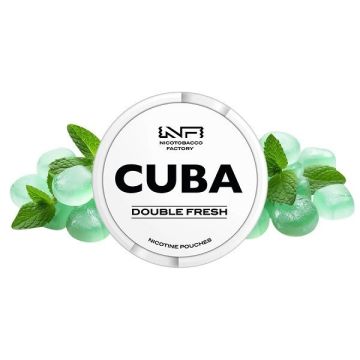 Pouch nicotina Cuba White - Double Fresh