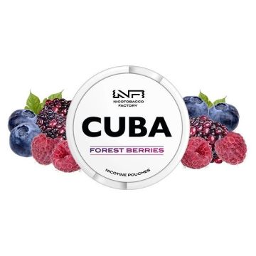 Pouch nicotina Cuba White - Forest Berries