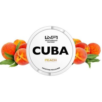 Pouch nicotina Cuba White - Peach