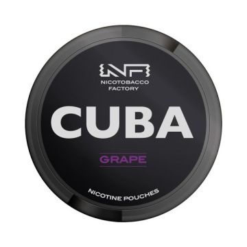 Pouch nicotina Cuba Black - Grape
