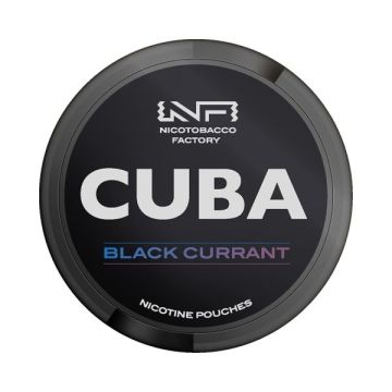 Pouch nicotina Cuba Black - Blackcurrant