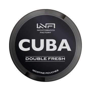Pouch nicotina Cuba Black - Double Fresh