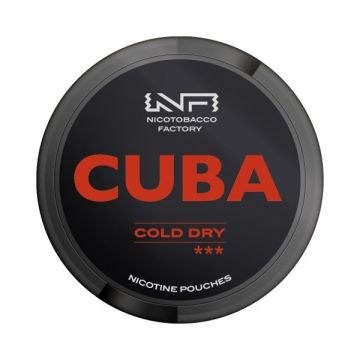 Pouch nicotina Cuba Black - Cold Dry
