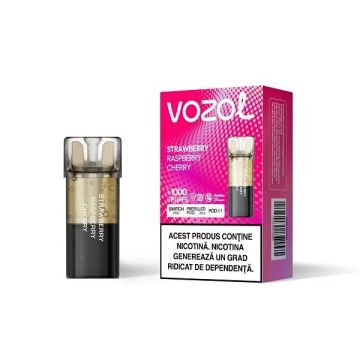 Cartus Vozol Switch Pro 1000 pufuri 20mg - Strawberry Raspberry Cherry