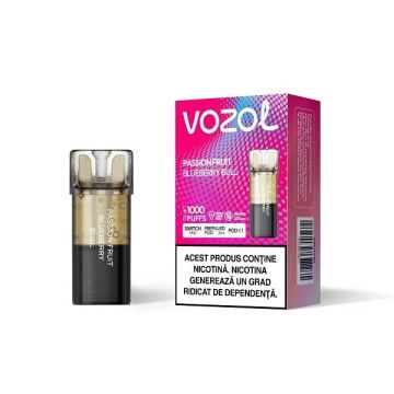 Cartus Vozol Switch Pro 1000 pufuri 20mg - Passion Fruit Blueberry Bull