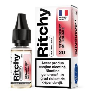 Lichid Ritchy Salt 10ml - Strawberry Milkshake