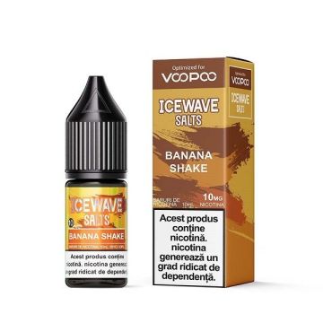 Lichid Icewave Salt 10ml - Banana Shake 10mg